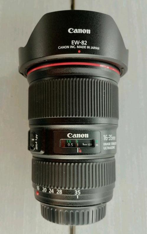 Canon EF 16-35mm f/4L IS USM, Audio, Tv en Foto, Foto | Lenzen en Objectieven, Zo goed als nieuw, Groothoeklens, Zoom, Ophalen