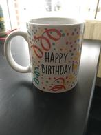 Mok met HAPPY BIRTHDAY op, Ophalen of Verzenden, Zo goed als nieuw, Overige typen