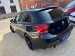 BMW 116i//BOITE AUTO//ANNÉE 2012// CARNET/PACK M/GARANTIE, Auto's, BMW, Euro 5, 1 Reeks, Zwart, Bedrijf