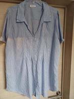 Yessica bloesje wit/blauw gelijnd XL(50/52), Blauw, Blouse of Tuniek, Ophalen of Verzenden, Zo goed als nieuw