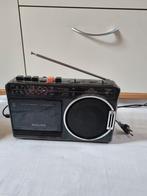 Vintage Radiocassette van Philips, Audio, Tv en Foto, Radio's, Ophalen, Zo goed als nieuw