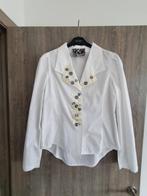 Witte bloes met knopen Cebini, Maat 38/40 (M), Wit, Cebini, Ophalen of Verzenden