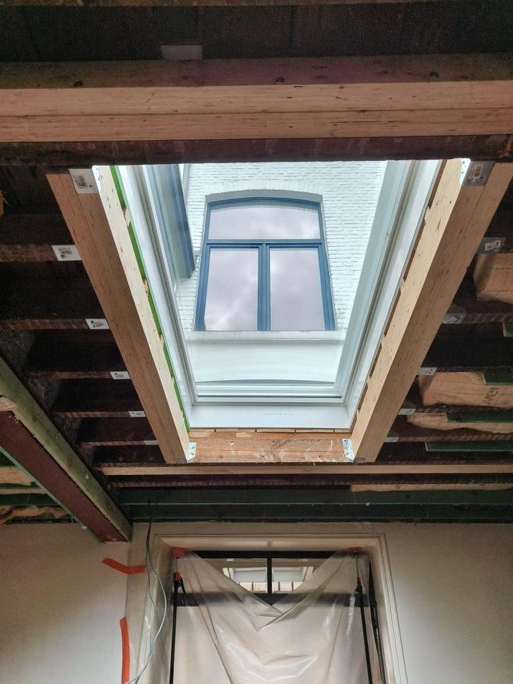 Velux Platdakvenster – Vaste Basiseenheid – (200x100cm), Doe-het-zelf en Bouw, Glas en Ramen, Zo goed als nieuw, Dakraam, 80 tot 120 cm