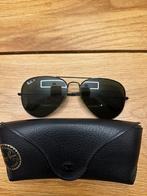 Ray-ban aviator polarized zonnebril zwart, Ophalen, Zonnebril, Zwart, Zo goed als nieuw