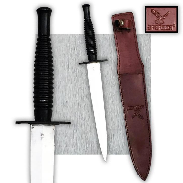 🚨1960-70 ZELDZAME DOLK VOOR COMMANDO FS FRENCH SPERBER XX, Verzamelen, Militaria | Algemeen, Luchtmacht, Mes of Dolk, Verzenden