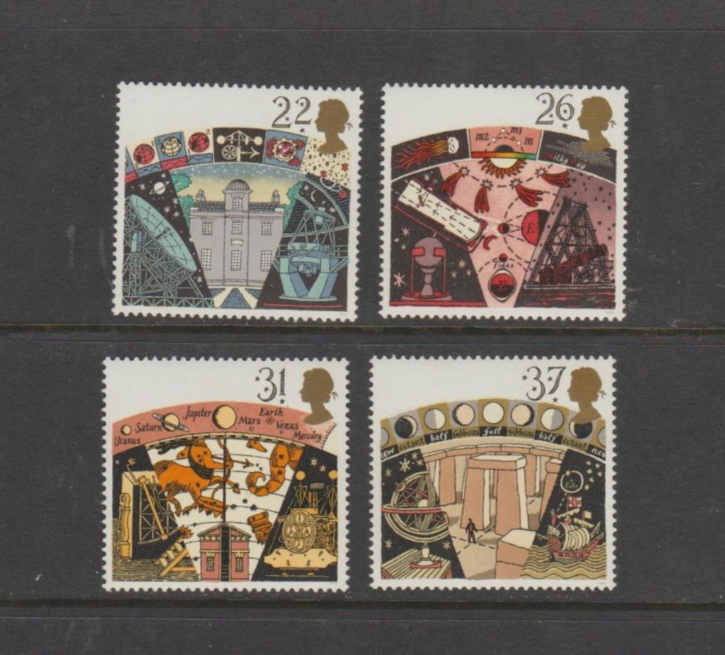 Grande-Bretagne 1990 Astronomie **, Envoi, Non oblitéré