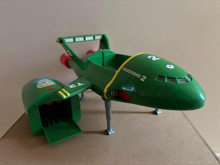 Thunderbirds vleigtuig van Marchbox (1992), Kinderen en Baby's, Speelgoed | Actiefiguren, Gebruikt, Ophalen of Verzenden