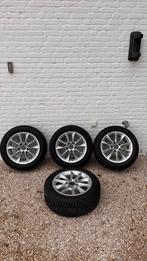 BMW 1-reeks velgen met Dunlop winterbanden 205/55 R16, Auto-onderdelen, Banden en Velgen, Ophalen, Gebruikt, 16 inch, Banden en Velgen