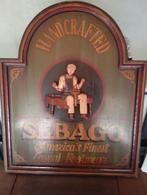 Oud bord van schoenmaker, Ophalen