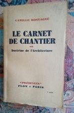 LE CARNET DE CHANTIER OU DOCTRINE DE L'ARCHITECTURE 1945, Livres, Technique, Enlèvement ou Envoi, Architecture