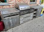 Buitenkeuken steigerhout Boretti, Tuin en Terras, Buitenkeukens, Ophalen, Gebruikt, Boretti, Gas