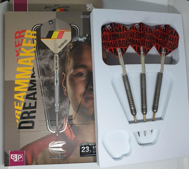 Darts pijlen Target Dimitri van den Bergh G2 SP 90% 23 gram, Sport en Fitness, Darts, Gebruikt, Pijlen, Ophalen of Verzenden