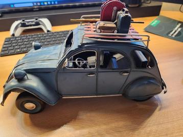 Vintage 1950 Citroen 2cvToy Diecast Model Blue Color Highly  beschikbaar voor biedingen
