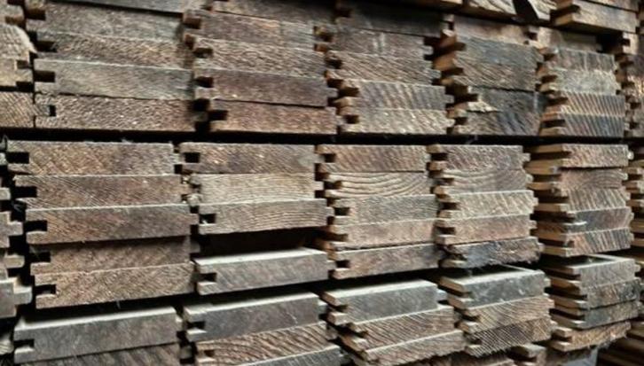 Ceder Planchettes/ plancher 18mm * 85mm, Doe-het-zelf en Bouw, Hout en Planken, Zo goed als nieuw, Overige typen, Overige houtsoorten