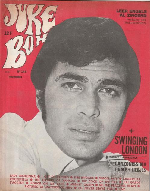 Revues - Jukebox VL 144 - 1/04/1968, Collections, Musique, Artistes & Célébrités, Comme neuf, Livre, Revue ou Article, Enlèvement ou Envoi