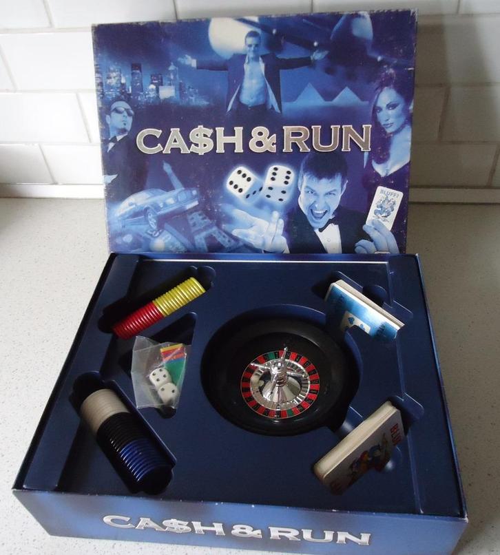 "Cash  & Run" van Jumo in nieuwe onbespeelde staat !, Hobby & Loisirs créatifs, Jeux de société | Jeux de plateau, Comme neuf