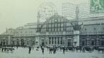 Malines la gare avec attelages (Chemin de fer - Gant expo), Affranchie, Enlèvement ou Envoi, Anvers, Avant 1920