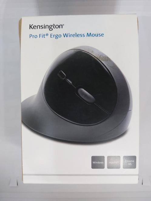 Kensington Wireless Pro Fit Ergo verticale muis, Computers en Software, Muizen, Zo goed als nieuw, Muis, Rechtshandig, Draadloos