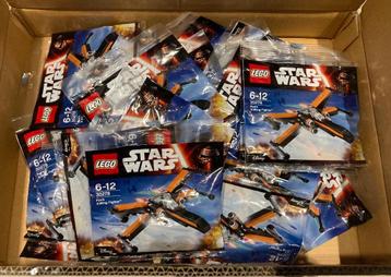 143. Lego Star Wars #30278 :Poe's X-Wing Fighter 30 polybags beschikbaar voor biedingen