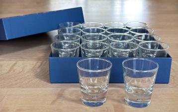 18 Durobor Norway amuse apertifief glaasjes / borrelglaasjes beschikbaar voor biedingen