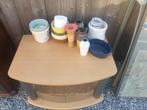 Te koop serie bloempotjes wegens verhuizing !!, Tuin en Terras, Bloempotten, Zo goed als nieuw, Terracotta, Binnen, Balkon, Tuin