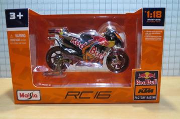 Brad Binder KTM RC16 2023 1:18 maisto 36393 beschikbaar voor biedingen