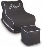 nieuwe zitzak Slack outdoor zitzak lounger met hocker, Maison & Meubles, Sièges-poires, Brun, Pouf, Enlèvement, Neuf