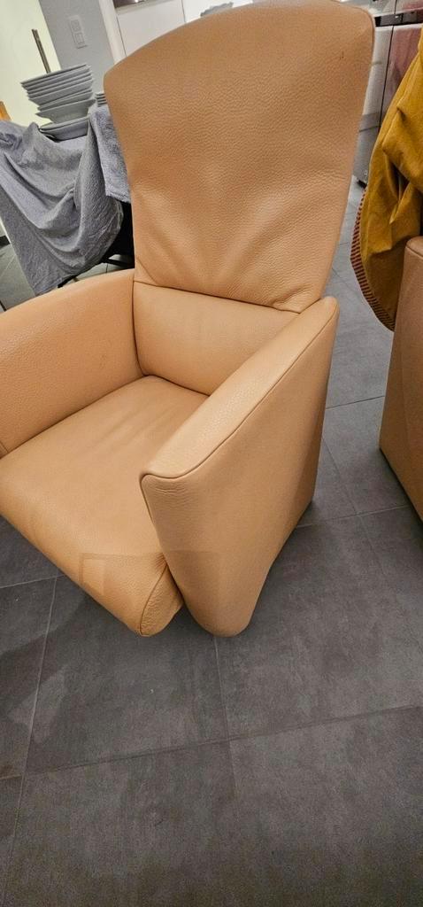 Nieuw fauteuile,100%buffel leder,perfecte staat Jori, 2 stuk, Huis en Inrichting, Fauteuils, Nieuw, Leer, Ophalen of Verzenden