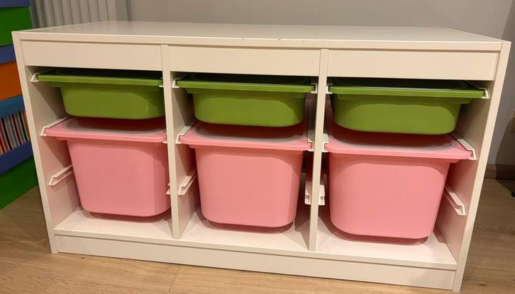 Ikea speelgoed kast Trofast, Kinderen en Baby's, Kinderkamer | Commodes en Kasten, Zo goed als nieuw, Kast, Ophalen