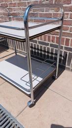 Vintage trolley, 1 zilverkleurig en 1 bruinkleurig jaren 70, Antiek en Kunst, Ophalen