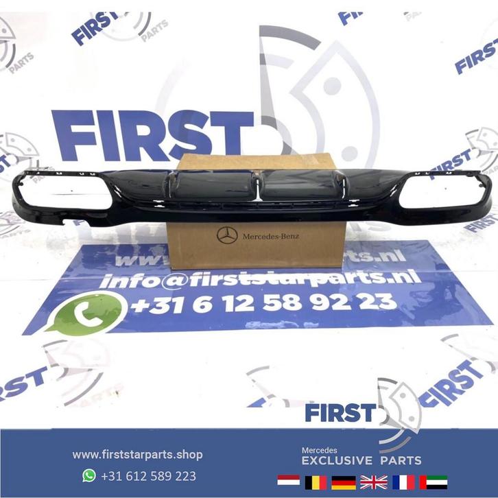 W213 E63 S ACHTERBUMPER DIFFUSER E KLASSE 2016-2020 originee, Auto-onderdelen, Overige Auto-onderdelen, Mercedes-Benz, Gebruikt