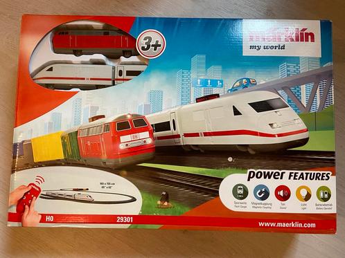 Marklin premium starter set met 2 treinen en accessories, Hobby en Vrije tijd, Modeltreinen | H0, Zo goed als nieuw, Treinset