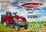 Castelgarden Aktie: Zitmaaiers met opvangbak en Stiga motor, Tuin en Terras, Ophalen of Verzenden, Nieuw