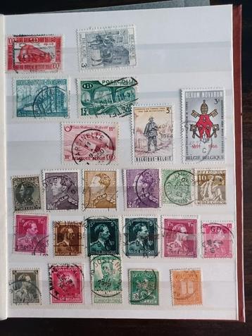 Belgische postzegels restant verzameling