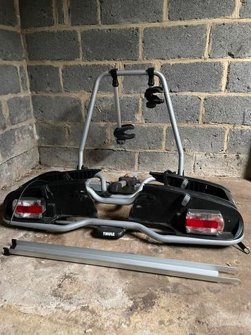 Thule fietsdrager type EP916 inclusief oprijgoot, Auto diversen, Fietsendragers, Ophalen, Zo goed als nieuw, 2 fietsen, Trekhaakdrager