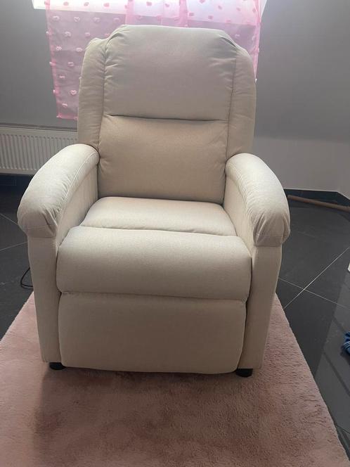 Fauteuil massant inclinable, Huis en Inrichting, Fauteuils, Zo goed als nieuw, Stof, Ophalen