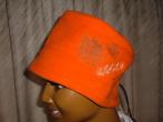 Gecko muts oranje omtrek 62 cm, Kleding | Dames, Gecko, Ophalen of Verzenden, Nieuw, Muts