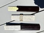 3 Calculatrices manuelles Vintage, Diversen, Rekenmachines, Ophalen of Verzenden, Gebruikt