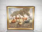 XXL schilderij G. Van Belleghem, Antiek en Kunst, Kunst | Schilderijen | Klassiek, Ophalen