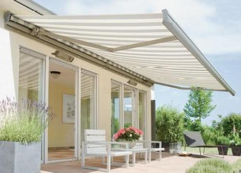 elektronische zonnewering weinor met windbescherming, Tuin en Terras, Zonneschermen, Zo goed als nieuw, Uitvalscherm, 300 cm of meer