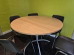 Ronde tafel met stoelen, Huis en Inrichting, Ophalen, Gebruikt, Rond, Vier personen