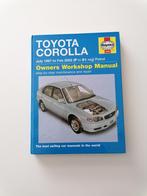Haynes Toyota Corolla VIII Owners Manual / Handbook, Boeken, Techniek, Ophalen of Verzenden, Gelezen, Autotechniek, Haynes
