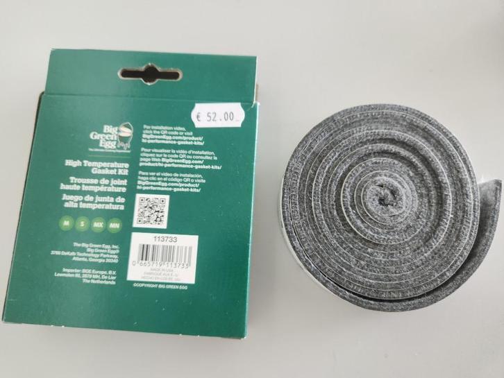 big green egg vilt, Tuin en Terras, Houtskoolbarbecues, Nieuw, Ophalen of Verzenden