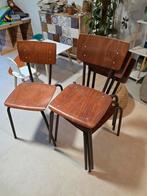 9 Vintage schoolstoelen Tubax 1978, Huis en Inrichting, Stoelen, Ophalen, Zo goed als nieuw