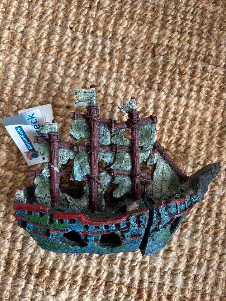 Superfish Magnet Shipwreck - scheepswrak magneet NIEUW, Dieren en Toebehoren, Vissen | Aquaria en Toebehoren, Nieuw, Sierelement