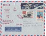 Enveloppes Apollo 11, Postzegels en Munten, Ophalen of Verzenden, Noord-Amerika, Gestempeld