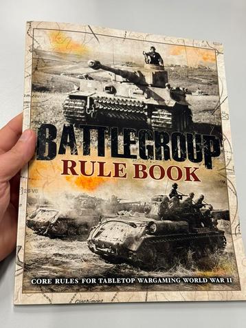 Livre de règles du Battlegroup Règles Wargame de WWII ww2
