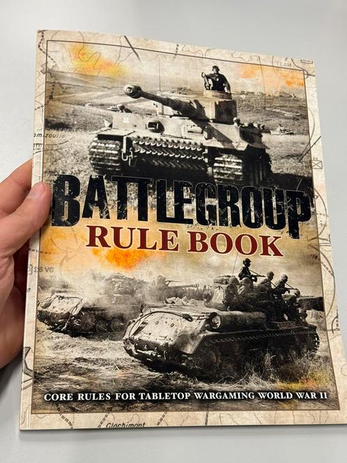 Livre de règles du Battlegroup Règles Wargame de WWII ww2, Hobby & Loisirs créatifs, Wargaming, Neuf, Enlèvement ou Envoi