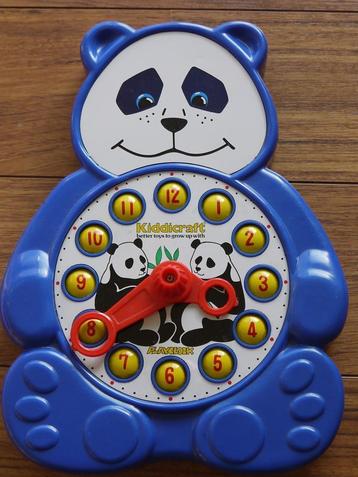 klok leren lezen - Kiddicraft Panda playclock beschikbaar voor biedingen