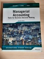 studieboek : Managerial accounting Tools for Business Decisi, Comme neuf, Enlèvement, Enseignement supérieur